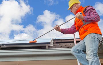 West Denside soft wash roof cleaning